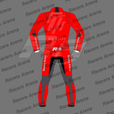 Marc Marquez Winter Test 2024 Motorcycle Leather Race Suit Back